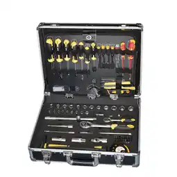 Netto Marken-Discount TECH-CRAFT Werkzeugkoffer 130 tlg. Heimwerker-Set Werkzeugtasche Werkstattkoffer Angebot
