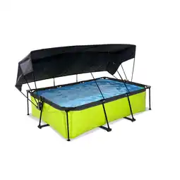 Netto Marken-Discount EXIT Frame Pool 220x150x65cm mit Filterpumpe und Sonnensegel, versch. Ausführungen Angebot