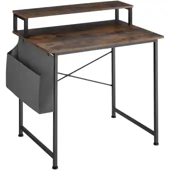 Netto Marken-Discount tectake Schreibtisch, Industrial Style, mit Monitorständer und Aufbewahrungstasche, 80 x 55 x 90 cm Angebot