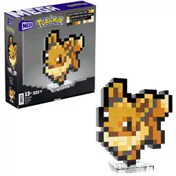 Netto Marken-Discount MegaBloks Konstruktionsspielzeug Pokémon Evoli Bauspielzeug-Set Retro-Set für Sammler Angebot