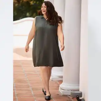 NKD Damen-Kleid mit Polo-Kragen, große Größen Angebot