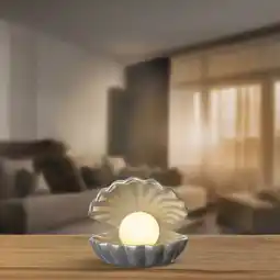 NKD LED-Muschel aus Keramik, ca. 15,5x14,5x14,5cm Angebot