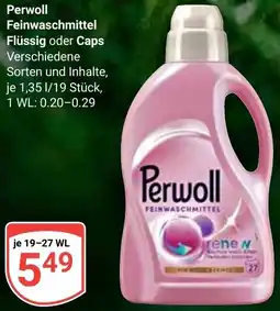 Globus Perwoll Feinwaschmittel Flüssig oder Caps Angebot