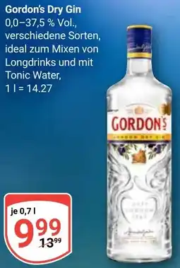 Globus Gordon's Dry Gin Angebot