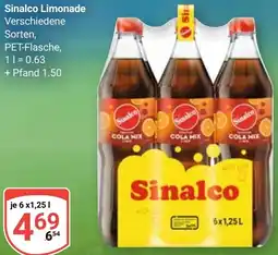 Globus Sinalco Limonade Angebot