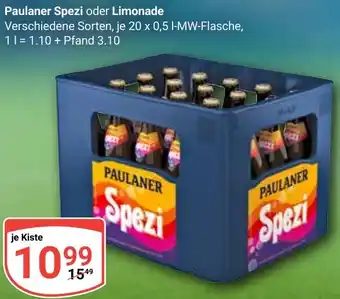 Globus Paulaner Spezi oder Limonade Angebot
