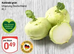 Globus Kohlrabi grün Angebot