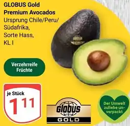 Globus GLOBUS Gold Premium Avocados Angebot