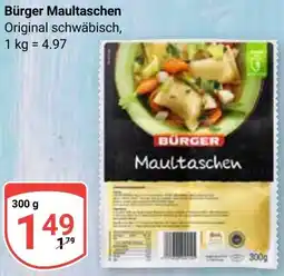 Globus Bürger Maultaschen Angebot