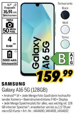 MEDIMAX SAMSUNG Galaxy A16 5G (128GB) Angebot