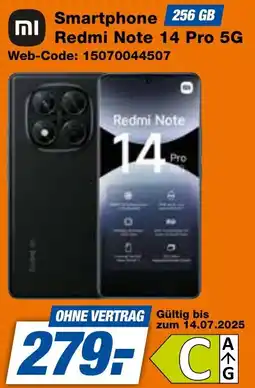 expert Techno Land Smartphone Redmi Note 14 Pro 5G Angebot