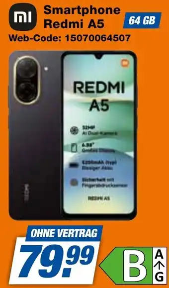 expert Techno Land Smartphone Redmi A5 Angebot