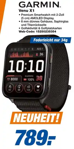 expert Techno Land GARMIN Venu X1 Angebot