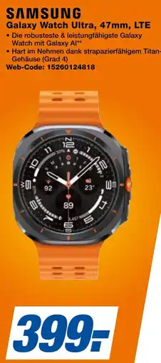 expert Techno Land SAMSUNG Galaxy Watch Ultra, 47mm, LTE Angebot