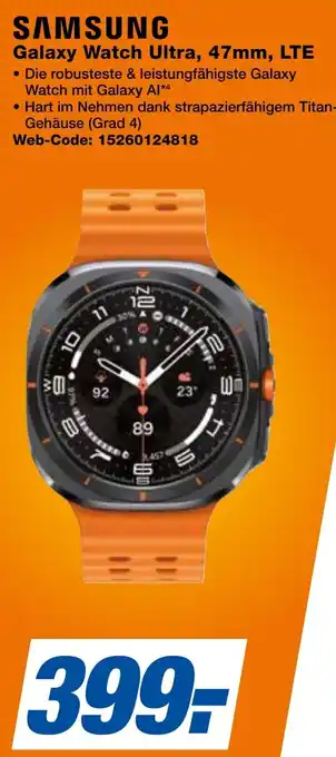 expert Techno Land SAMSUNG Galaxy Watch Ultra, 47mm, LTE Angebot