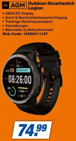 expert Techno Land AGM Outdoor-Smartwatch Legion Angebot
