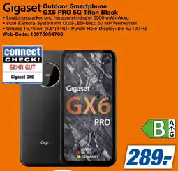 expert Techno Land Gigaset Outdoor Smartphone GX6 PRO 5G Titan Black Angebot