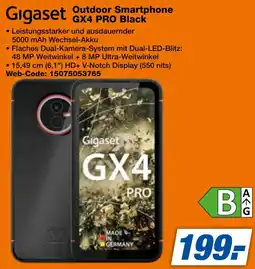 expert Techno Land Gigaset Outdoor Smartphone GX4 PRO Black Angebot