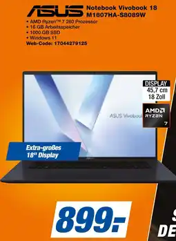 expert Techno Land ASUS Notebook Vivobook 18 M1807HA-S8089W Angebot