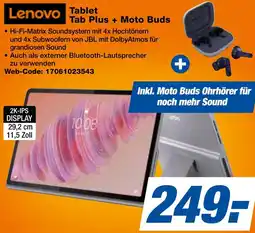 expert Techno Land Lenovo Tablet Tab Plus + Moto Buds Angebot