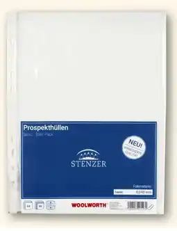 Woolworth Stenzer Prospekthüllen Angebot