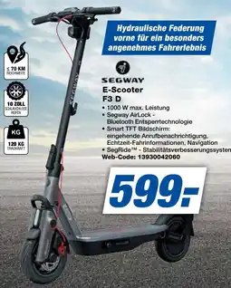 expert Techno Land SEGWAY E-Scooter F3 D Angebot