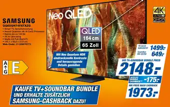 expert Techno Land SAMSUNG GQ65QN74FATXZG Angebot