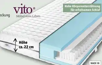 Schaffrath Vito 7-Zonen Taschenfederkernmatratze Sensio Perfect Angebot