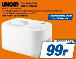 expert Techno Land UNOLD Eismaschine Snow 48820 Angebot