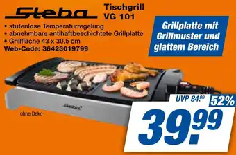 expert Techno Land Steba Tischgrill VG 101 Angebot