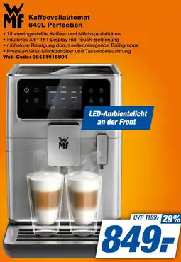 expert Techno Land WMF Kaffeevollautomat 640L Perfection Angebot