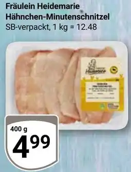 Globus Fräulein Heidemarie Hähnchen-Minutenschnitzel Angebot