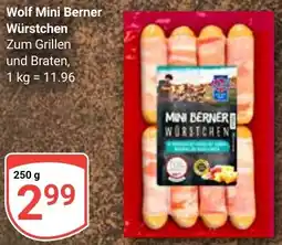 Globus Wolf Mini Berner Würstchen Angebot