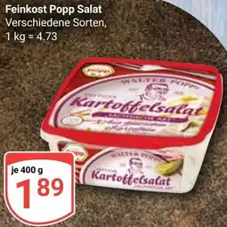 Globus Feinkost Popp Salat Angebot