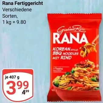 Globus Rana Fertiggericht Angebot