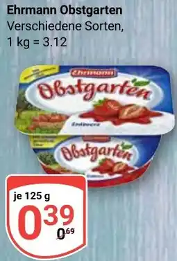 Globus Ehrmann Obstgarten Angebot