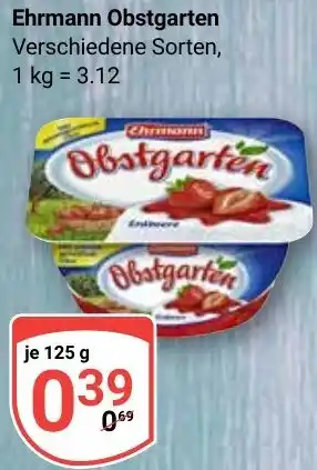 Globus Ehrmann Obstgarten Angebot
