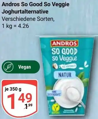 Globus Andros So Good So Veggie Joghurtalternative Angebot
