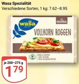 Globus Wasa Spezialität Angebot