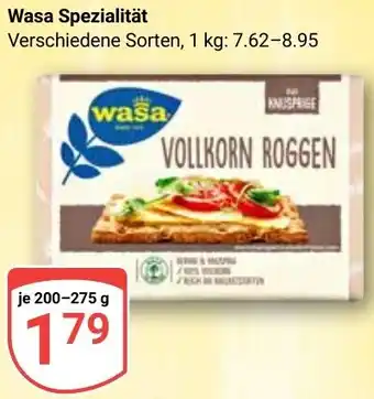 Globus Wasa Spezialität Angebot