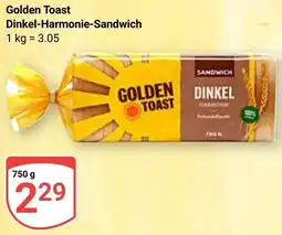 Globus Golden Toast Dinkel-Harmonie-Sandwich Angebot