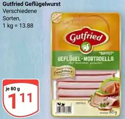 Globus Gutfried Geflügelwurst Angebot