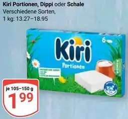Globus Kiri Portionen, Dippi oder Schale Angebot