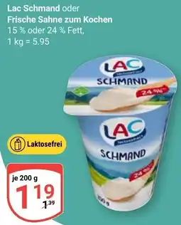 Globus Lac Schmand oder Frische Sahne zum Kochen Angebot