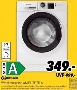 MEDIMAX Bauknecht Waschmaschine WM ELITE 711 A Angebot