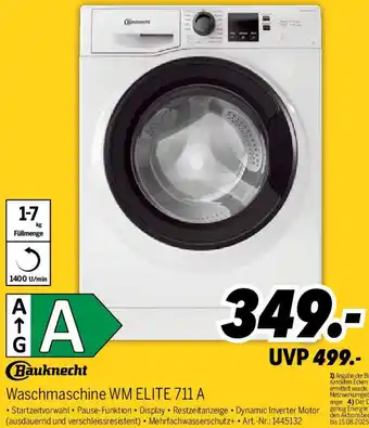 MEDIMAX Bauknecht Waschmaschine WM ELITE 711 A Angebot