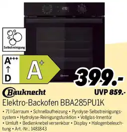 MEDIMAX Bauknecht Elektro-Backofen BBA285PU1K Angebot