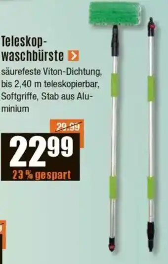 V Baumarkt Teleskopwaschbürste Angebot