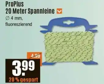 V Baumarkt ProPlus 20 Meter Spannleine Angebot