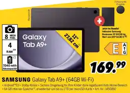 MEDIMAX SAMSUNG Galaxy Tab A9+ (64GB Wi-Fi) Angebot
